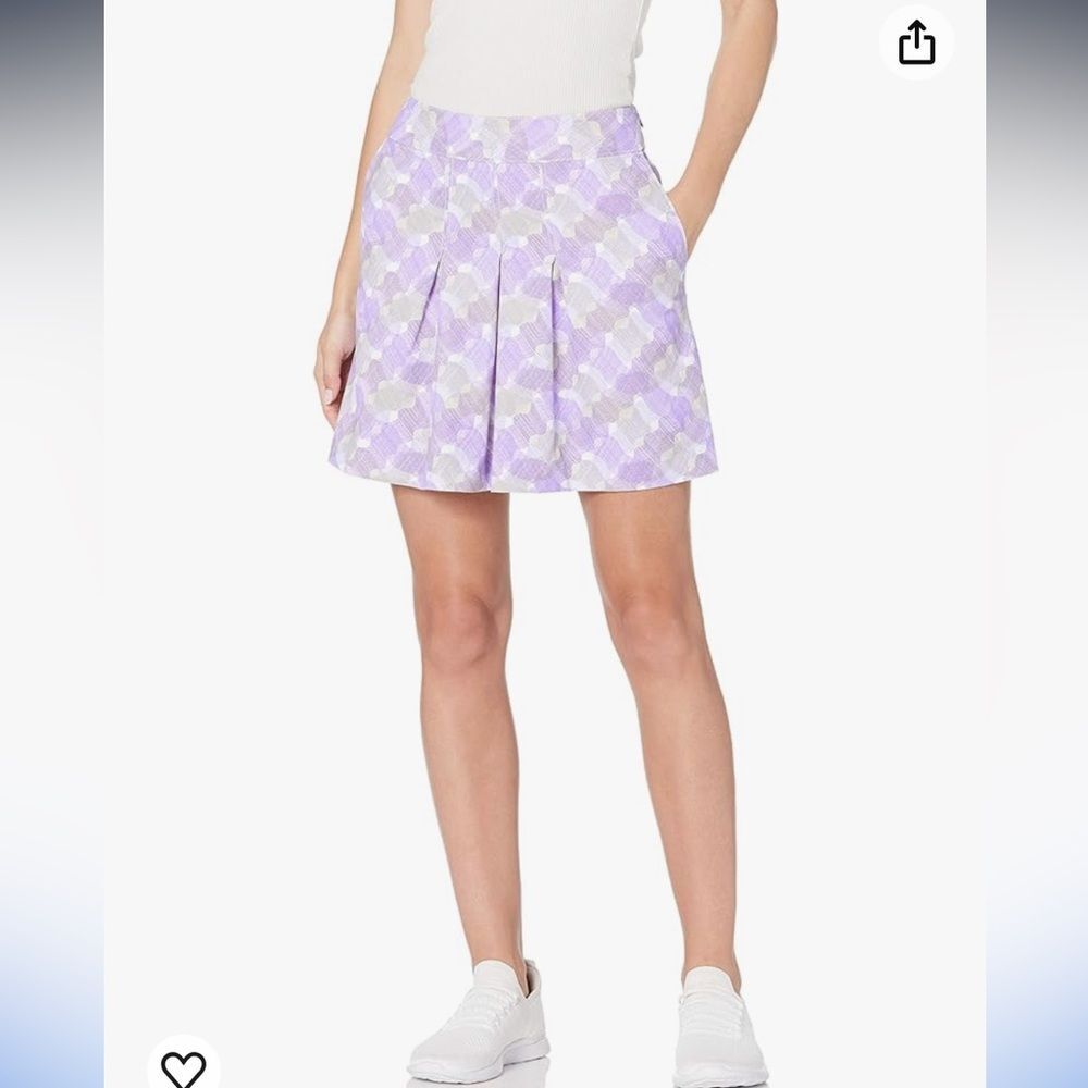 Annika Cutter/Buck Purple Sports Skort quiggly Pockets Tennis Golf Skirt Sz 2